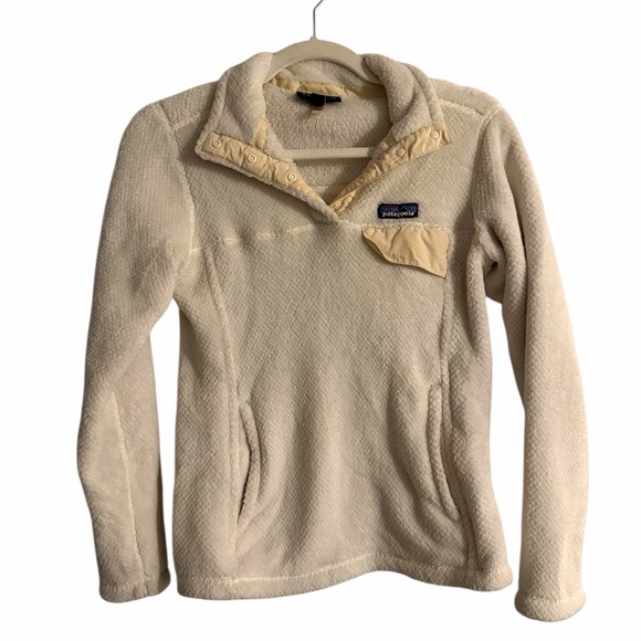 Patagonia Women's Re-Tool Snap-T Pullover in Raw Linen XS - Picture 2 of 8